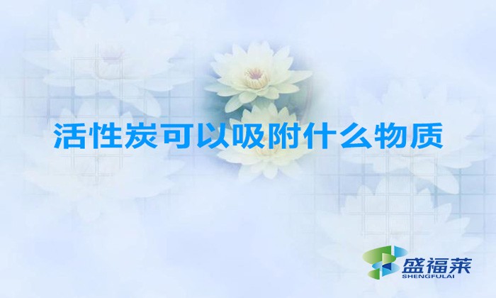 活性炭可以吸附什么物質