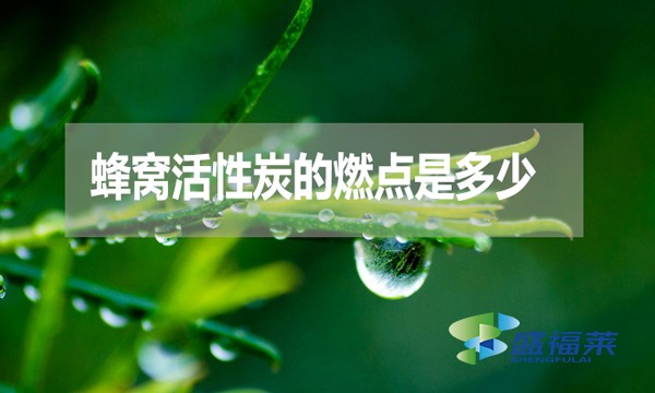 蜂窩活性炭的燃點是多少？可以點燃嗎？
